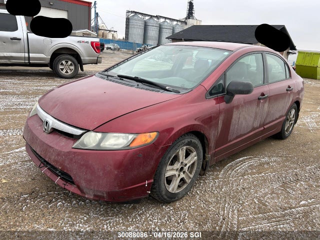 2008 Honda Civic Dx-g მანქანა იყიდება აუქციონზე, vin: 2HGFA16488H018861, აუქციონის ნომერი: 30088086