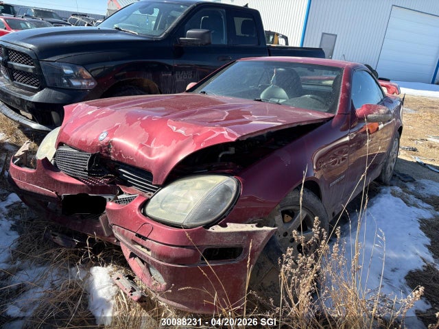30088231 :رقم المزاد ، WDBKK49FX2F257344 vin ، 2002 Mercedes-benz Slk 230 Kompressor مزاد بيع
