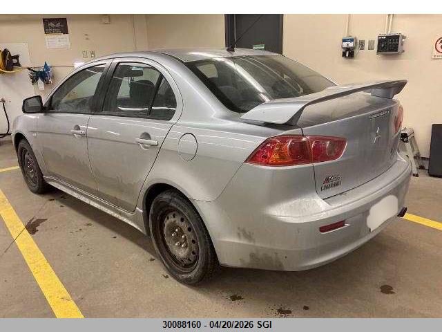 30088160 :رقم المزاد ، JA3AU86U68U603958 vin ، 2008 Mitsubishi Lancer Gts مزاد بيع