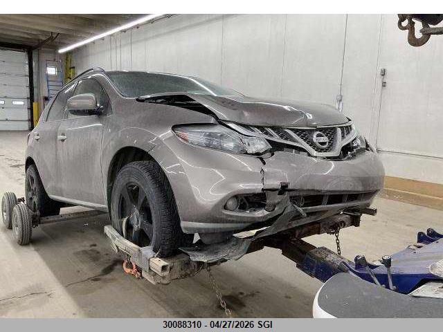 Aukcja sprzedaży 2012 Nissan Murano S/sl/le, vin: JN8AZ1MW2CW212189, numer aukcji: 30088310