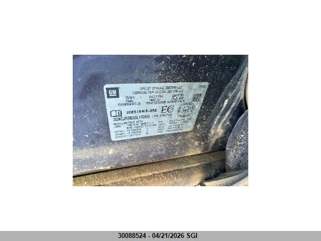 3GNCJRSB3GL170869 Chevrolet TRAX LTZ