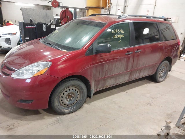 2008 Toyota Sienna Ce მანქანა იყიდება აუქციონზე, vin: 5TDBK29C48S015282, აუქციონის ნომერი: 30081995