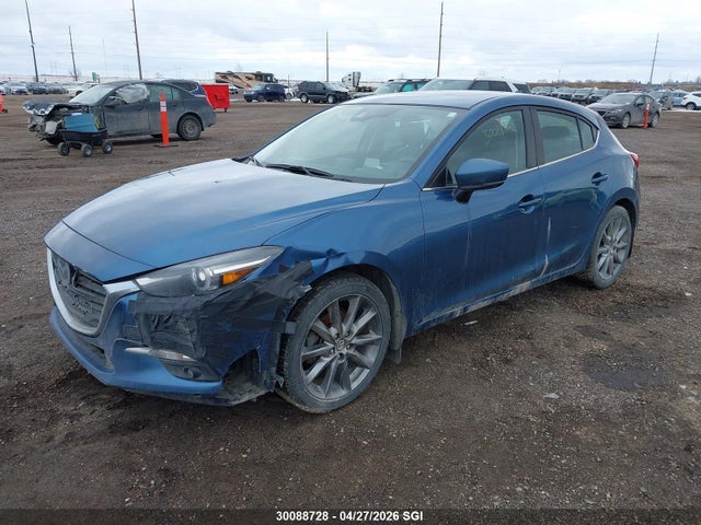 2018 Mazda 3 Grand Touring მანქანა იყიდება აუქციონზე, vin: 3MZBN1M30JM203518, აუქციონის ნომერი: 30088728