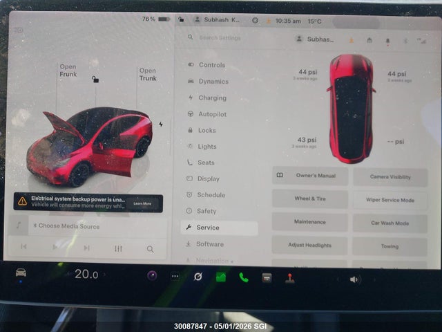 Tesla Model Y 2022 7SAYGDEFXNF391219 Image 7