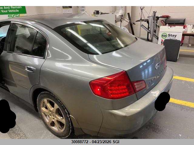 2004 Infiniti G35 მანქანა იყიდება აუქციონზე, vin: JNKCV51F94M702121, აუქციონის ნომერი: 30088772