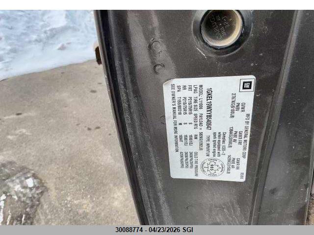 Aukcja sprzedaży 2000 Gmc Safari Xt, vin: 1GKEL19WXYB540647, numer aukcji: 30088774