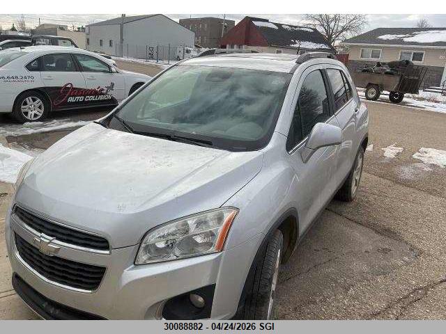2014 Chevrolet Trax Ltz მანქანა იყიდება აუქციონზე, vin: 3GNCJSSB9EL197899, აუქციონის ნომერი: 30088882