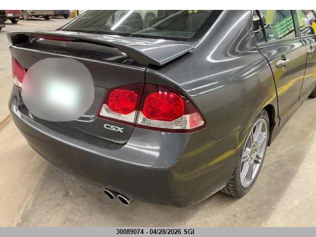 30089074 :رقم المزاد ، 2HHFD5F75AH201080 vin ، 2010 Acura Csx Technology مزاد بيع
