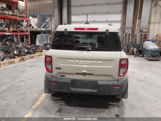 30089197 :رقم المزاد ، 3FMCR9BN6SRE77143 vin ، 2025 Ford Bronco Sport Big Bend مزاد بيع