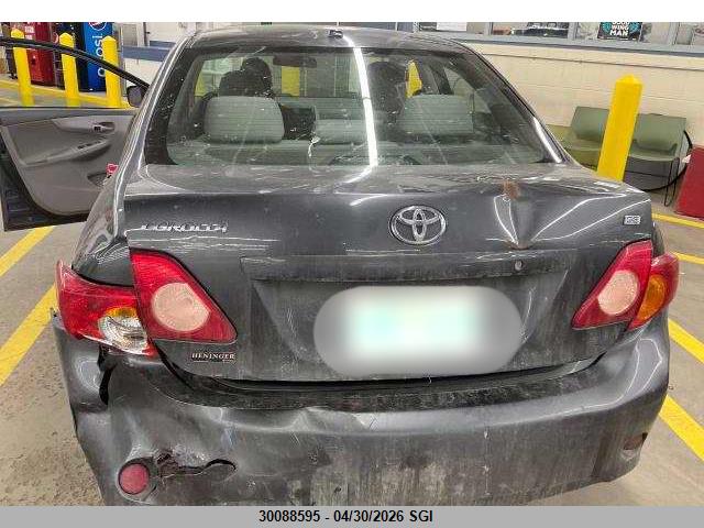 2009 Toyota Corolla S/le/xle მანქანა იყიდება აუქციონზე, vin: 2T1BU40E09C009378, აუქციონის ნომერი: 30088595