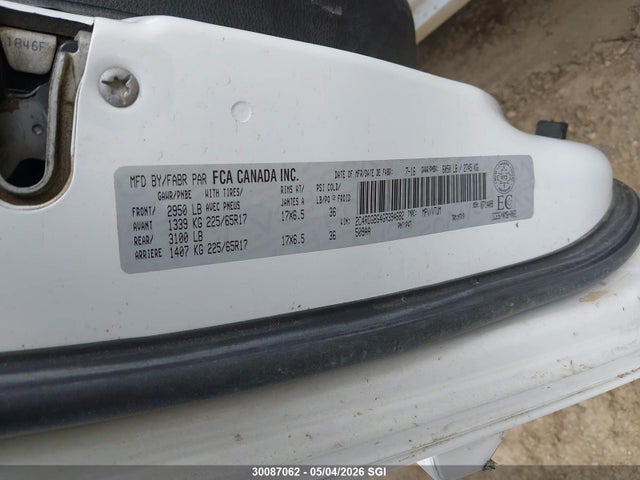 Продажа на аукционе авто 2016 Dodge Grand Caravan Se, vin: 2C4RDGBG4GR394682, номер лота: 30087062