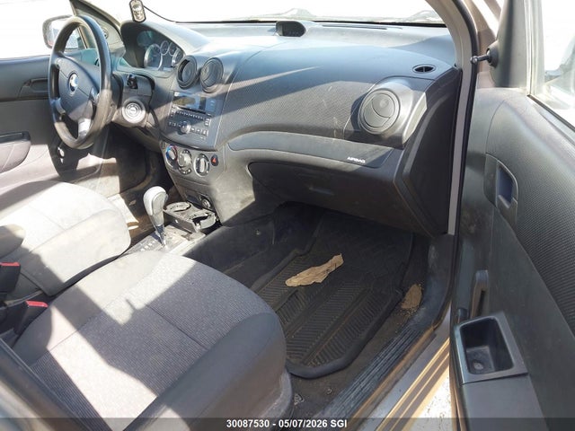 2009 Chevrolet Aveo Ls მანქანა იყიდება აუქციონზე, vin: 3G1TV55E19L116249, აუქციონის ნომერი: 30087530
