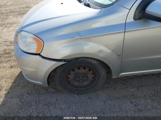 2009 Chevrolet Aveo Ls მანქანა იყიდება აუქციონზე, vin: 3G1TV55E19L116249, აუქციონის ნომერი: 30087530