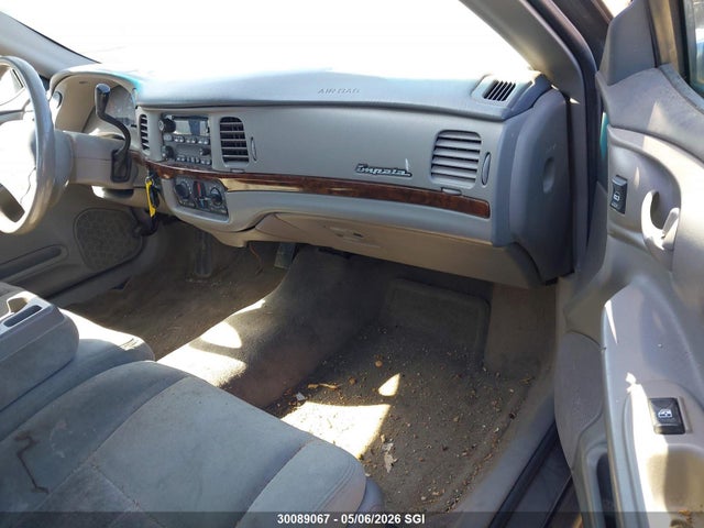 2005 Chevrolet Impala მანქანა იყიდება აუქციონზე, vin: 2G1WF52E059284685, აუქციონის ნომერი: 30089067