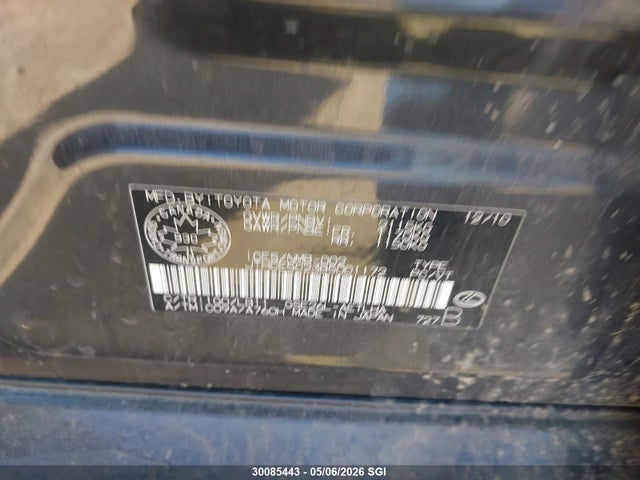 30085443 :رقم المزاد ، JTHCE5C23B5001172 vin ، 2011 Lexus Is 350 مزاد بيع