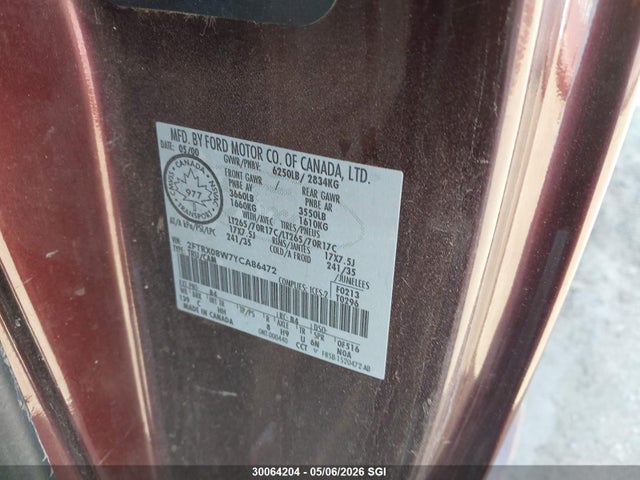 2000 Ford F150 მანქანა იყიდება აუქციონზე, vin: 2FTRX08W7YCA86472, აუქციონის ნომერი: 30064204