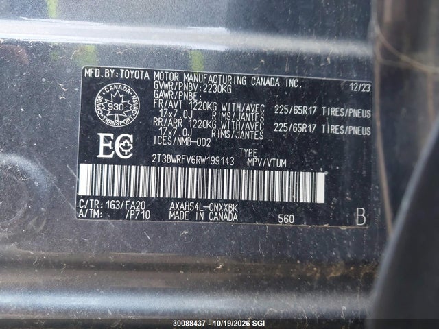 Toyota RAV4 LE 2024 2T3BWRFV6RW199143 Image 9