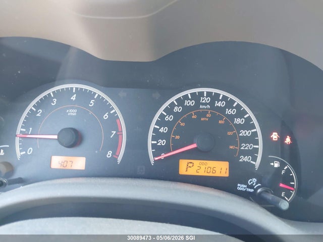 30089473 :رقم المزاد ، 2T1BU40E89C007569 vin ، 2009 Toyota Corolla S/le/xle مزاد بيع