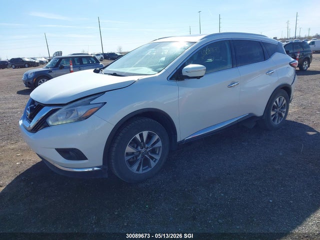 2015 Nissan Murano S/sl/sv/platinum მანქანა იყიდება აუქციონზე, vin: 5N1AZ2MH3FN246604, აუქციონის ნომერი: 30089673