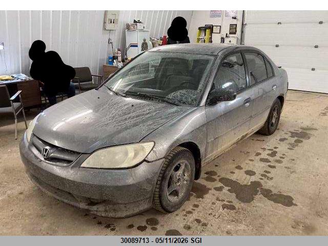 Продаж на аукціоні авто 2005 Honda Civic Dx Vp, vin: 2HGES15355H015722, номер лоту: 30089713