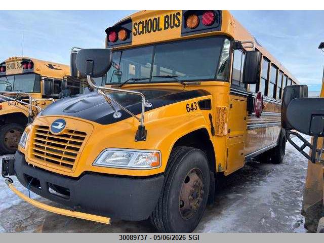 Blue Bird School Bus / Transit Bus 2020 1BAKCCEH1LF359577 Image 2