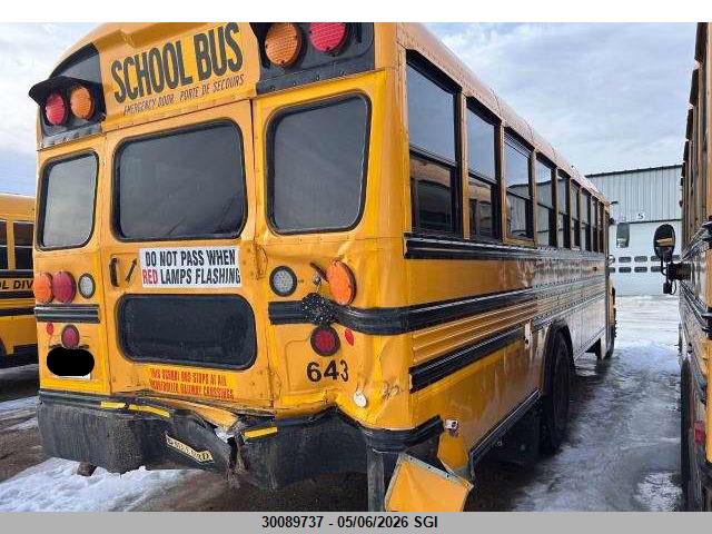 Blue Bird School Bus / Transit Bus 2020 1BAKCCEH1LF359577 Image 4
