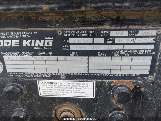 Lode King Industries Grain Bulker 2023 2LDHG4531PF073047 Image 9