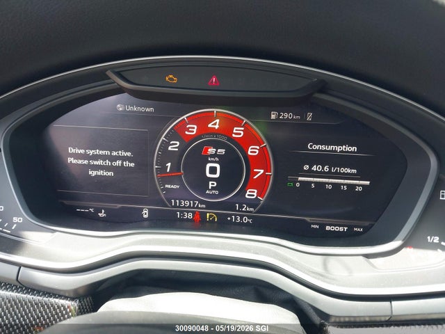 30090048 :رقم المزاد ، WAUC4CF55KA048044 vin ، 2019 Audi S5 Prestige مزاد بيع