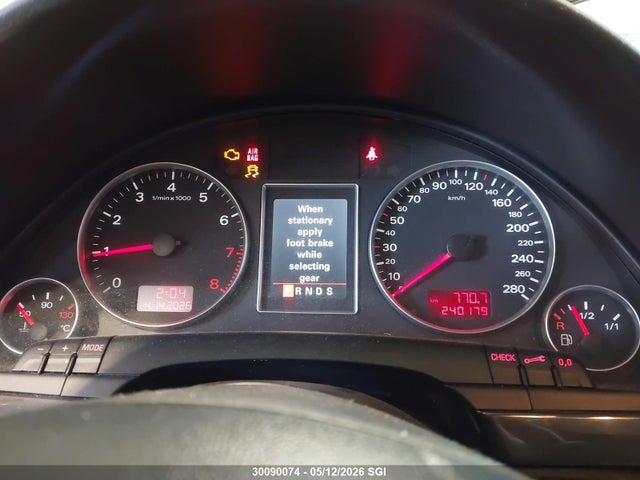 30090074 :رقم المزاد ، WAUDF68E96A001067 vin ، 2006 Audi A4 2.0t Quattro مزاد بيع