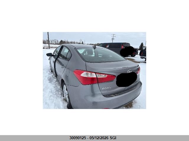 30090125 :رقم المزاد ، KNAFX4A68E5179072 vin ، 2014 Kia Forte Lx مزاد بيع