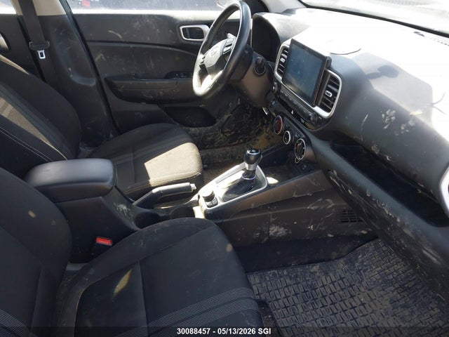 2020 Hyundai Venue Sel/denim მანქანა იყიდება აუქციონზე, vin: KMHRC8A32LU024928, აუქციონის ნომერი: 30088457
