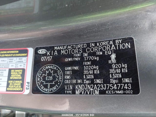 KNDJN2A23J7547743 KIA Soul
