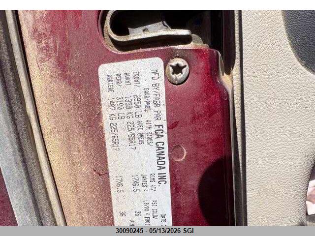 2C4RDGBG9HR585807 Dodge Grand Caravan Se