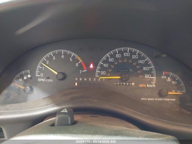 30089173 :رقم المزاد ، 1G2WP52K31F124283 vin ، 2001 Pontiac Grand Prix Gt مزاد بيع