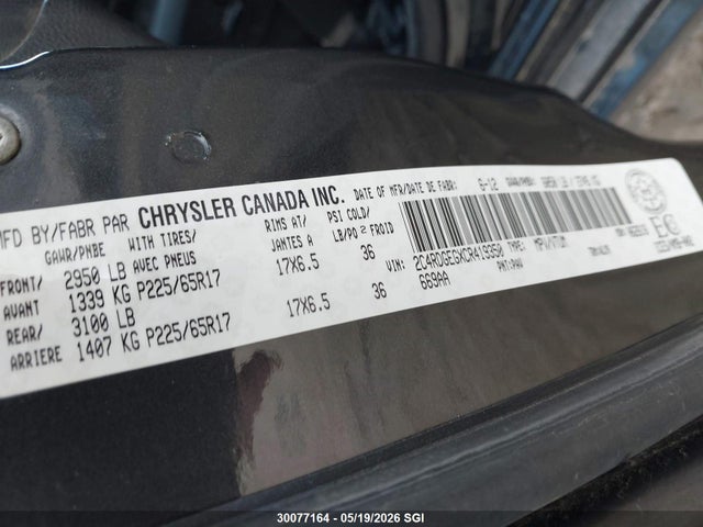 Aukcja sprzedaży 2012 Dodge Grand Caravan R/t, vin: 2C4RDGEGXCR419350, numer aukcji: 30077164