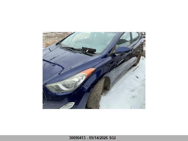 2012 Hyundai Elantra Gls/limited მანქანა იყიდება აუქციონზე, vin: 5NPDH4AE1CH100773, აუქციონის ნომერი: 30090413