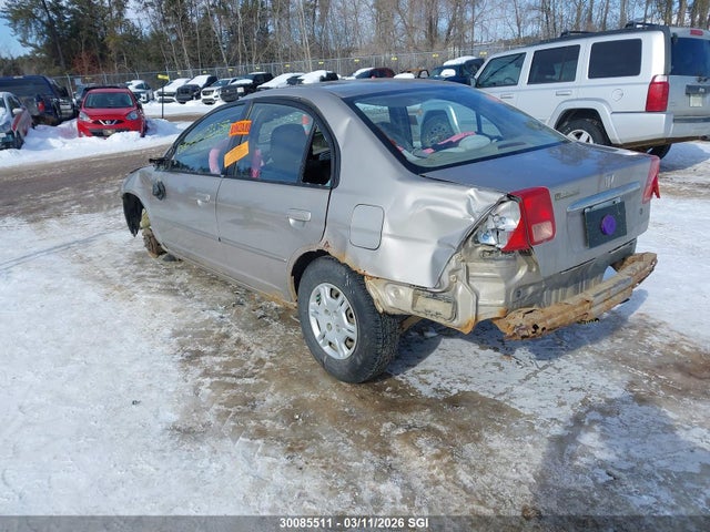 2001 Honda Civic Lx მანქანა იყიდება აუქციონზე, vin: 2HGES16661H929996, აუქციონის ნომერი: 30085511