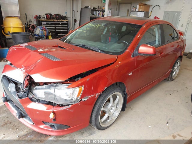 30090214 :رقم المزاد ، JA32V6FV1AU601586 vin ، 2010 Mitsubishi Lancer Ralliart مزاد بيع