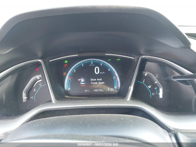 2019 Honda Civic Touring მანქანა იყიდება აუქციონზე, vin: 2HGFC1F9XKH101804, აუქციონის ნომერი: 30090907