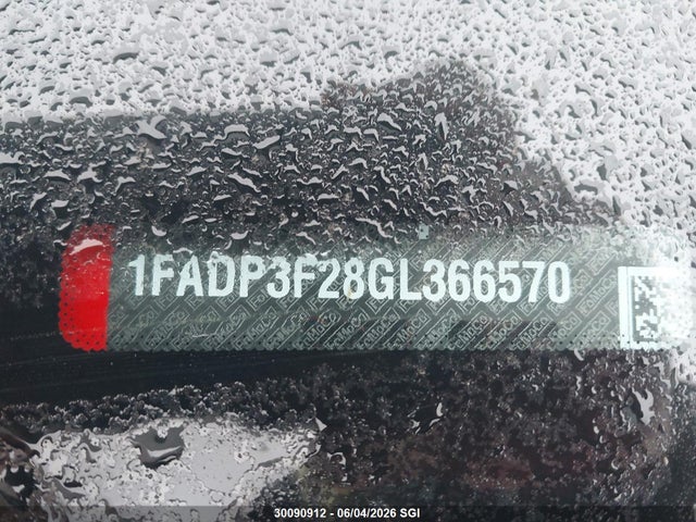 Aukcja sprzedaży 2016 Ford Focus Se, vin: 1FADP3F28GL366570, numer aukcji: 30090912