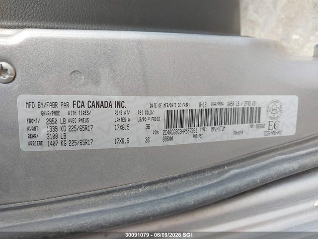 Продажа на аукционе авто 2017 Dodge Grand Caravan Se, vin: 2C4RDGBG9HR557201, номер лота: 30091079