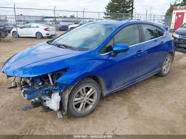 30091043 :رقم المزاد ، 3G1BE6SM8JS642577 vin ، 2018 Chevrolet Cruze Lt Auto مزاد بيع