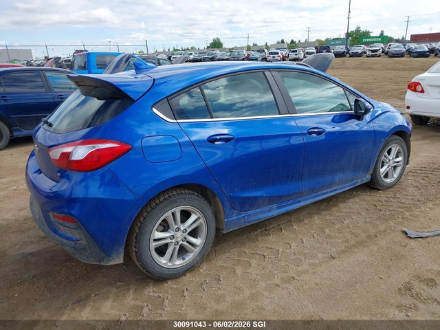 30091043 :رقم المزاد ، 3G1BE6SM8JS642577 vin ، 2018 Chevrolet Cruze Lt Auto مزاد بيع