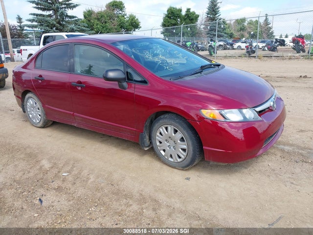 Aukcja sprzedaży 2007 Honda Civic Sdn, vin: 2HGFA16387H021393, numer aukcji: 30088518