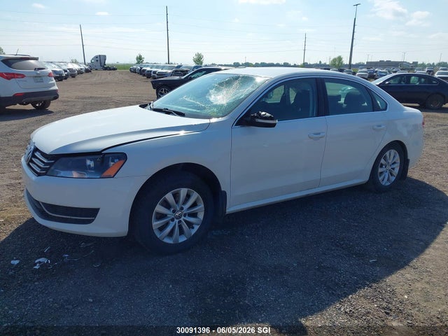 2014 Volkswagen Passat S მანქანა იყიდება აუქციონზე, vin: 1VWAS7A32EC076189, აუქციონის ნომერი: 30091396