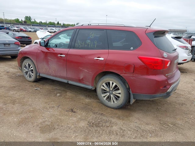 Продаж на аукціоні авто 2017 Nissan Pathfinder S/sv/sl/platinum, vin: 5N1DR2MM0HC637895, номер лоту: 30091374