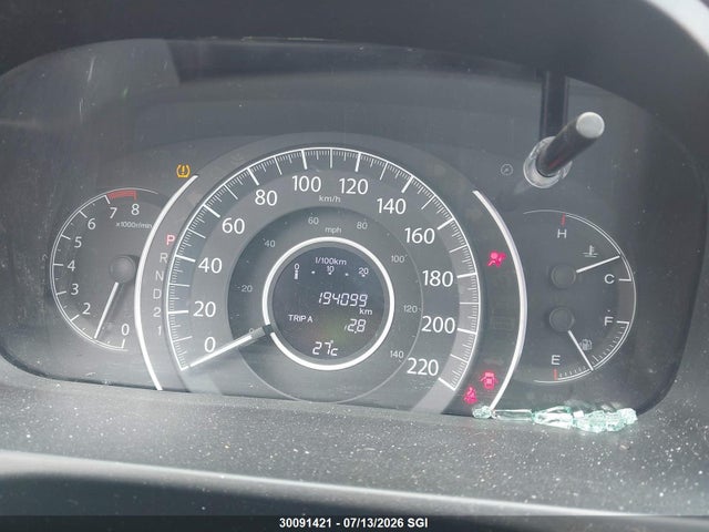 Aukcja sprzedaży 2013 Honda Cr-v Exl, vin: 2HKRM4H71DH114442, numer aukcji: 30091421