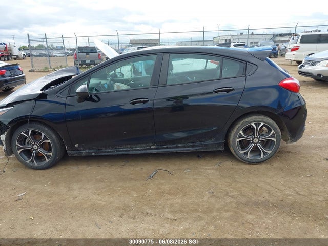 2019 Chevrolet Cruze Lt მანქანა იყიდება აუქციონზე, vin: 3G1BE6SM7KS617400, აუქციონის ნომერი: 30090775