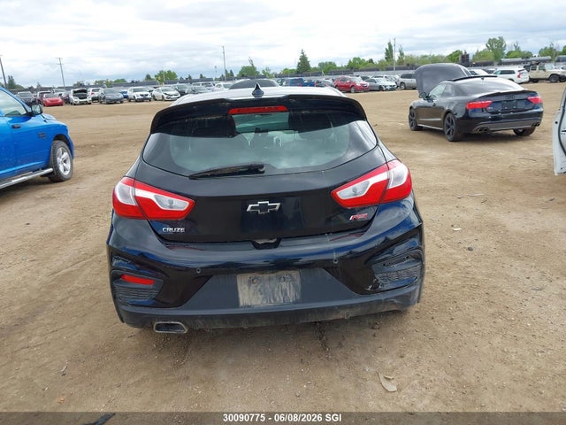 2019 Chevrolet Cruze Lt მანქანა იყიდება აუქციონზე, vin: 3G1BE6SM7KS617400, აუქციონის ნომერი: 30090775