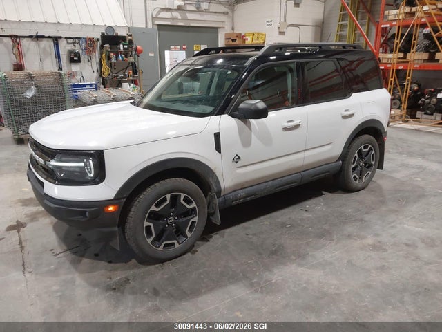 Aukcja sprzedaży 2022 Ford Bronco Sport Outer Banks, vin: 3FMCR9C68NRE14122, numer aukcji: 30091443
